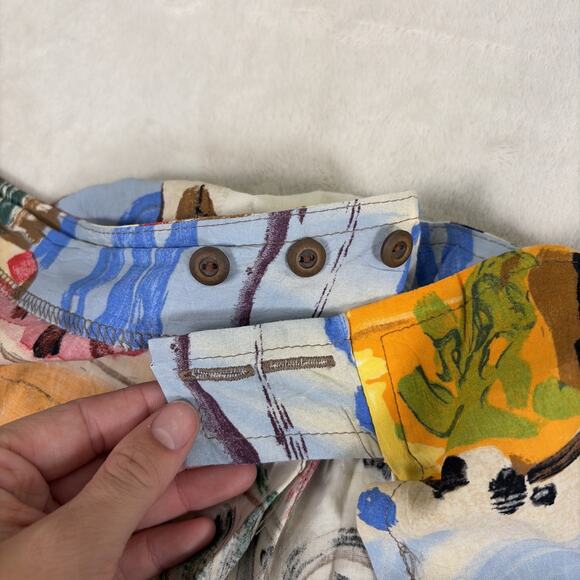 Vintage Jams World Sarong Wrap Skirt Womens Medium M Lightweight Cover Up Boho - Picture 8 of 11